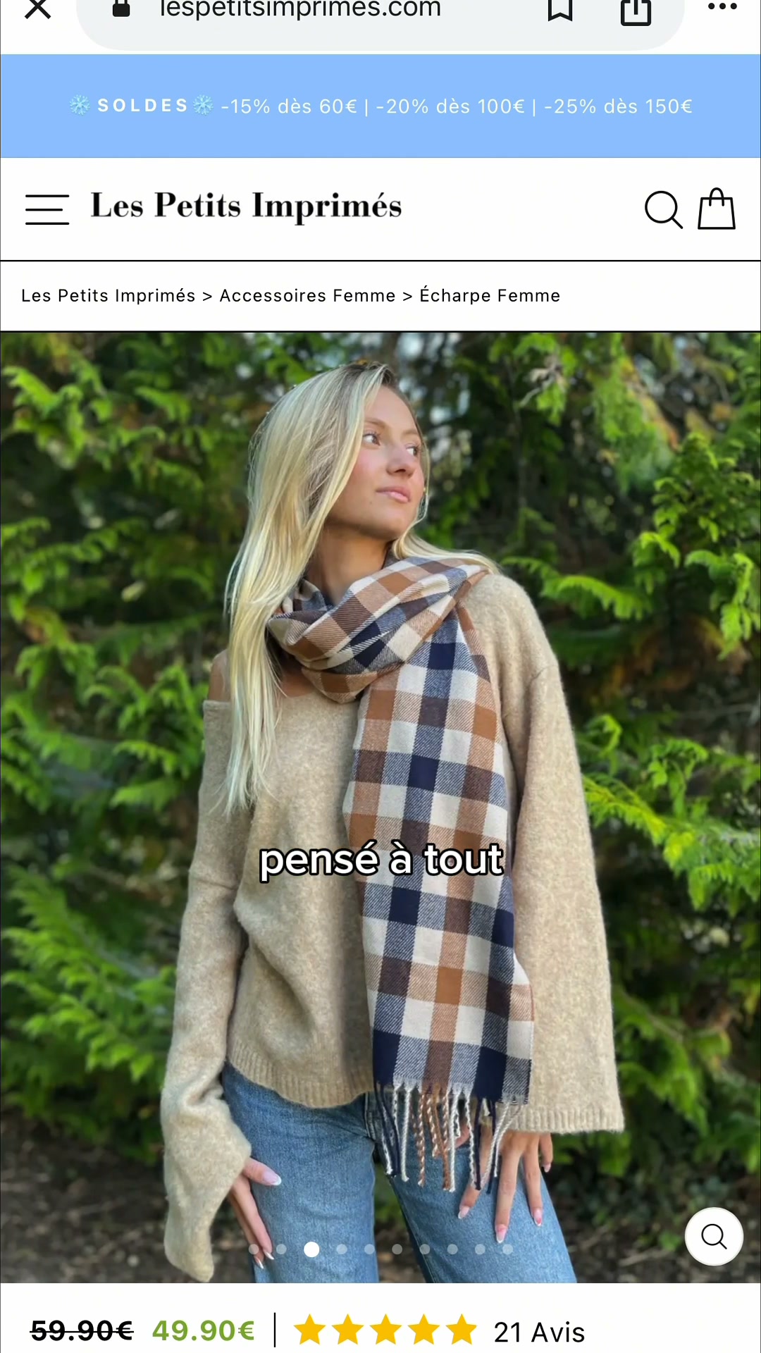 L’écharpe qui va avec tout