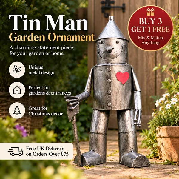 The Tin Man Your Garden Needs