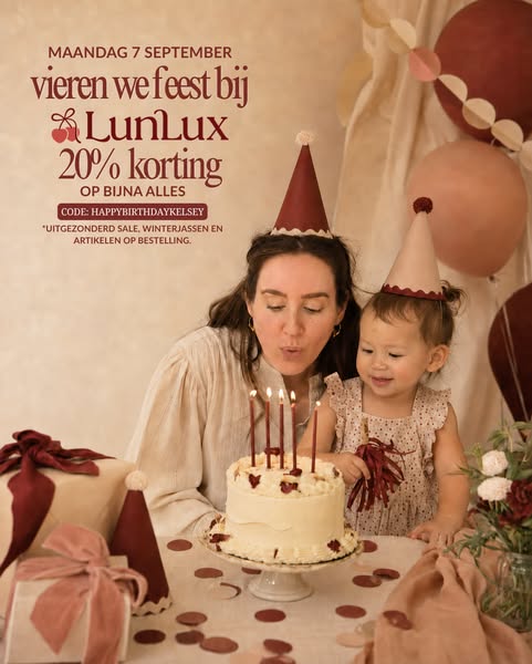 20% verjaardagskorting