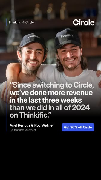 Switch from Thinkific. Get 30% off.