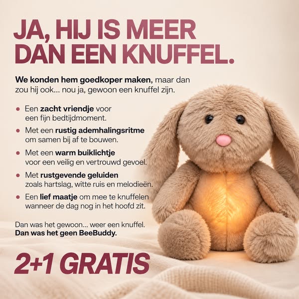 Een knuffel met een extraatje