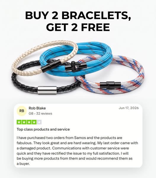 Samos Jewelry: Top 1 Men's Bracelet Brand