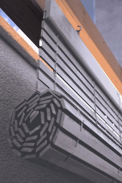 Stores en bois pour terrasses et vérandas