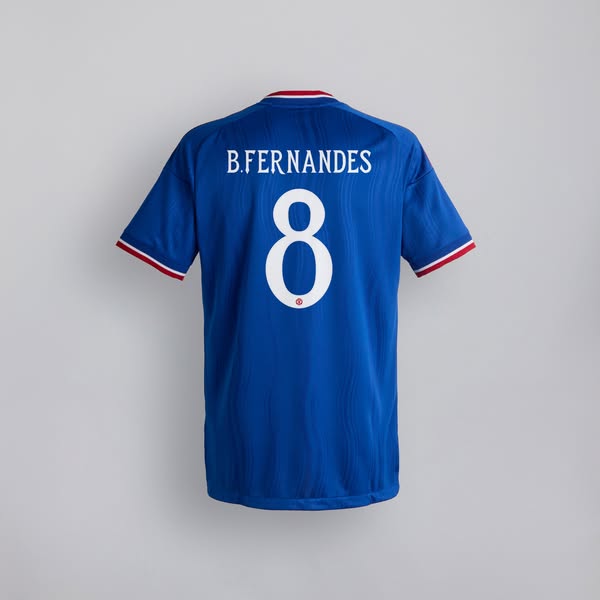 Manchester United 26/27 Away Authentic Jersey with Fernandes 8 UCL Printing & Badge