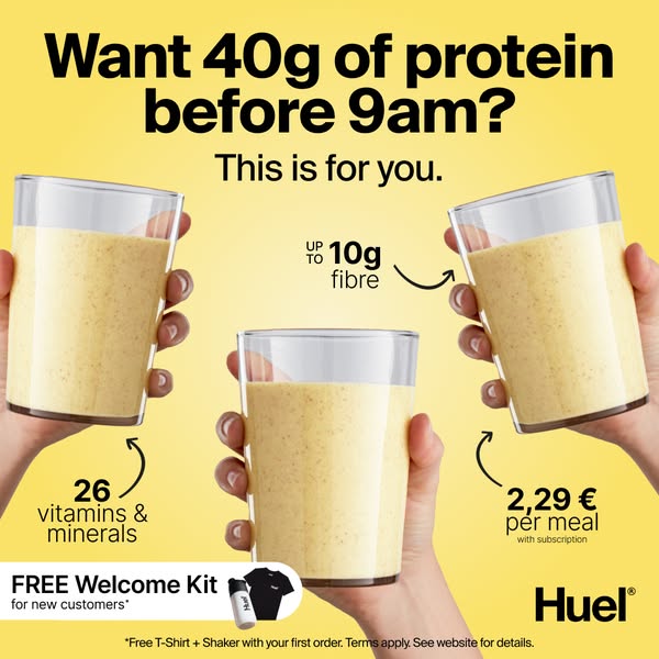 40g of protein. Ready in seconds.