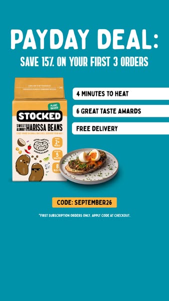 15% off your first 3 boxes