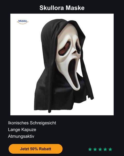 Zeitlich begrenzt: 50% Halloween-Rabatt!