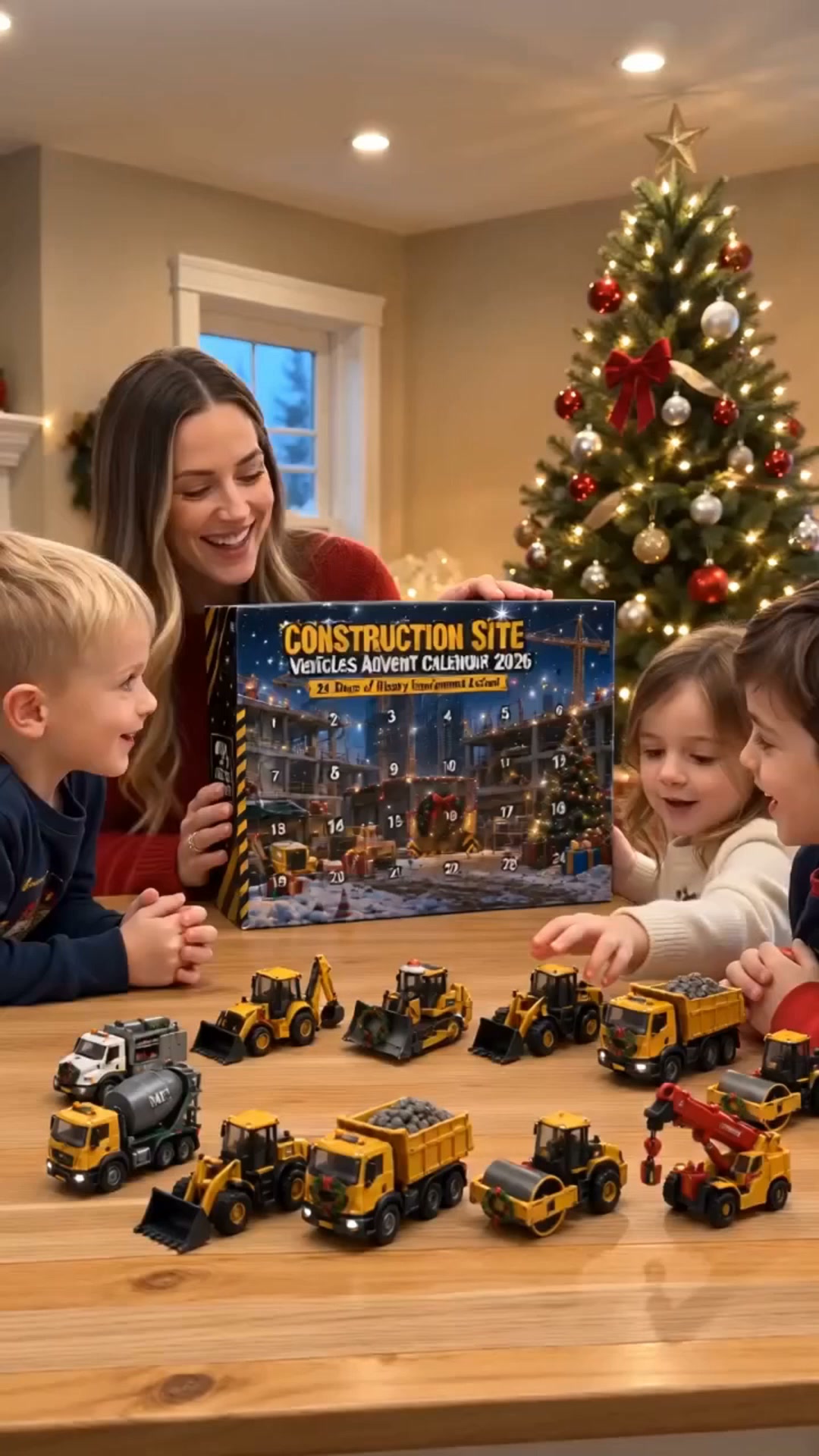 Farm Fleet Advent Calendar 24‑Day Toy Set