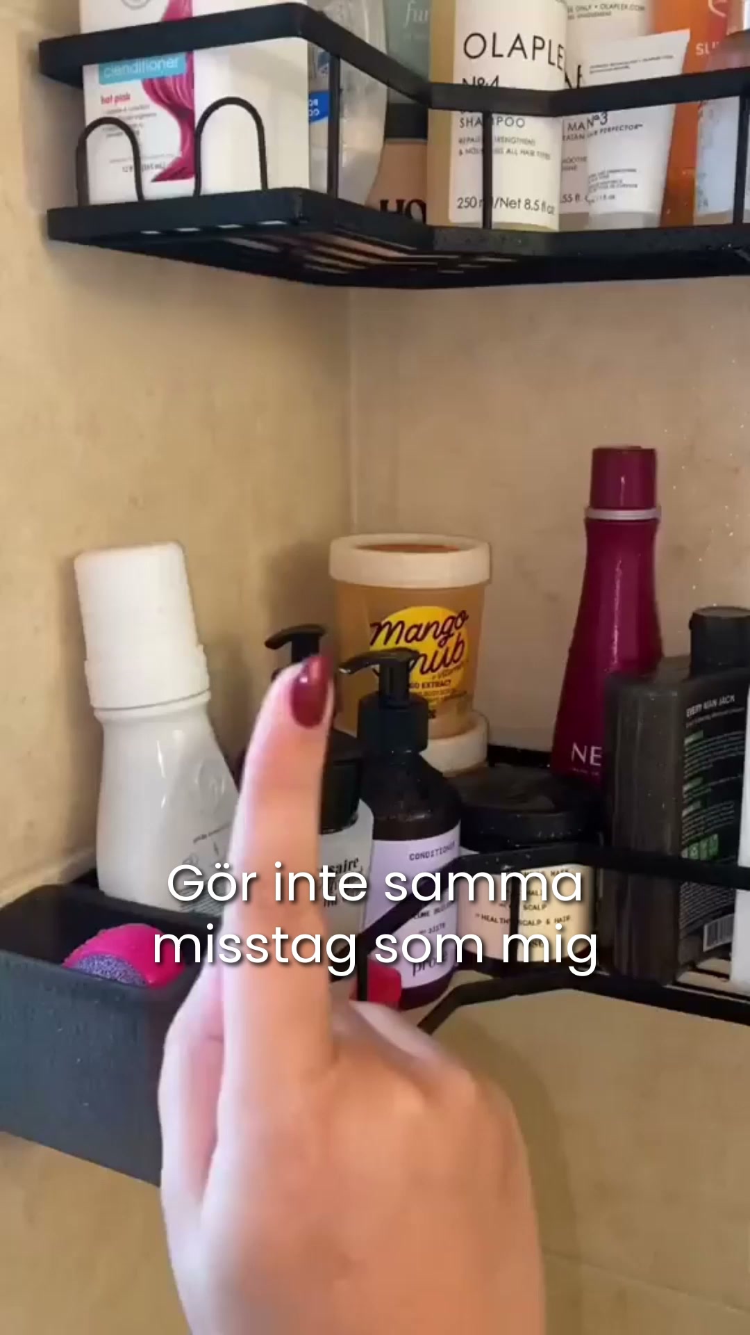 Din kräm når aldrig fram
