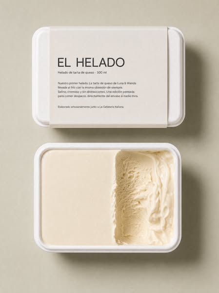 El helado de Luna & Wanda. Y va a durar poco.