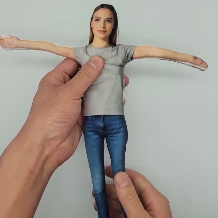 Custom Poseable Mini-Me Doll