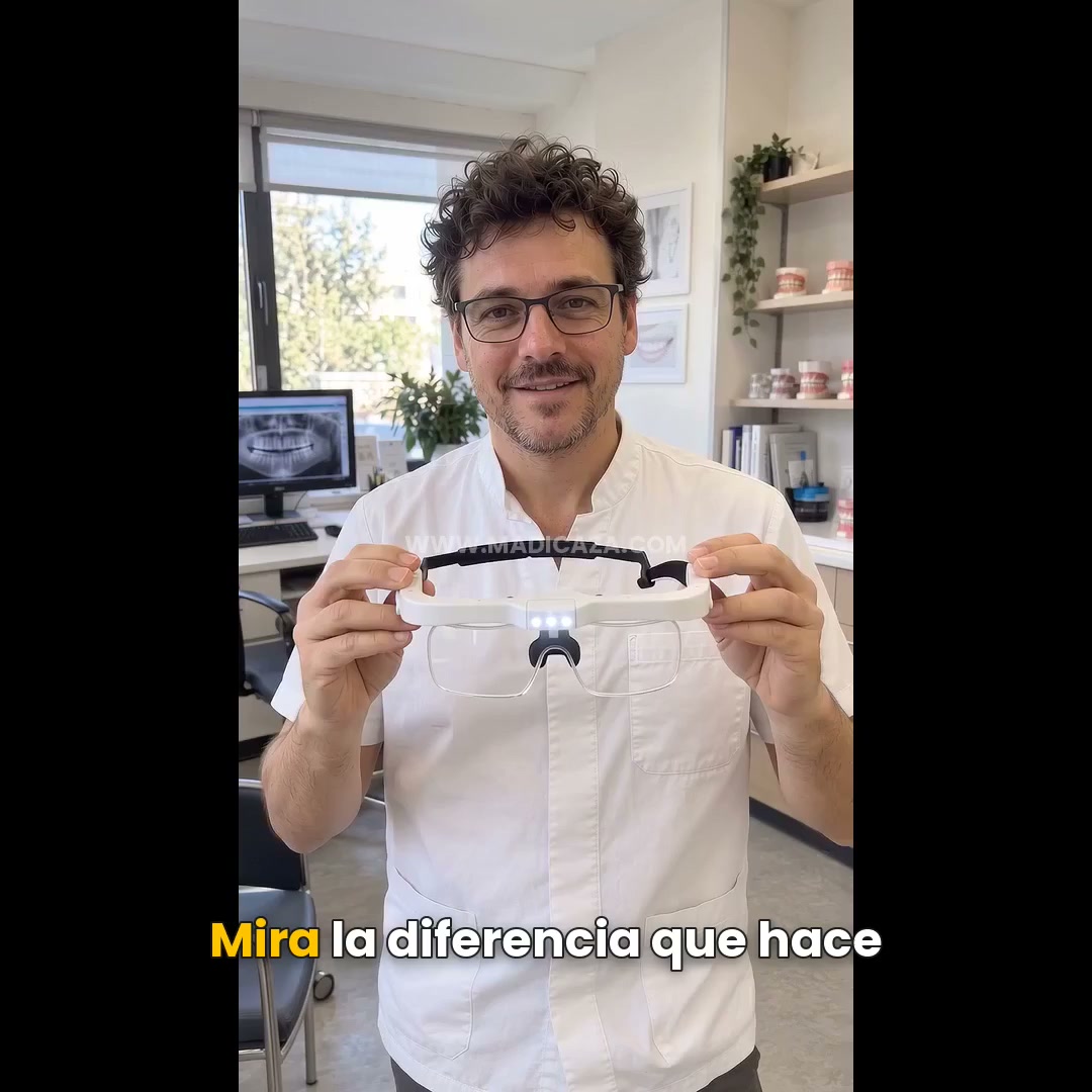 Lupa T4 con LED — hasta 4x