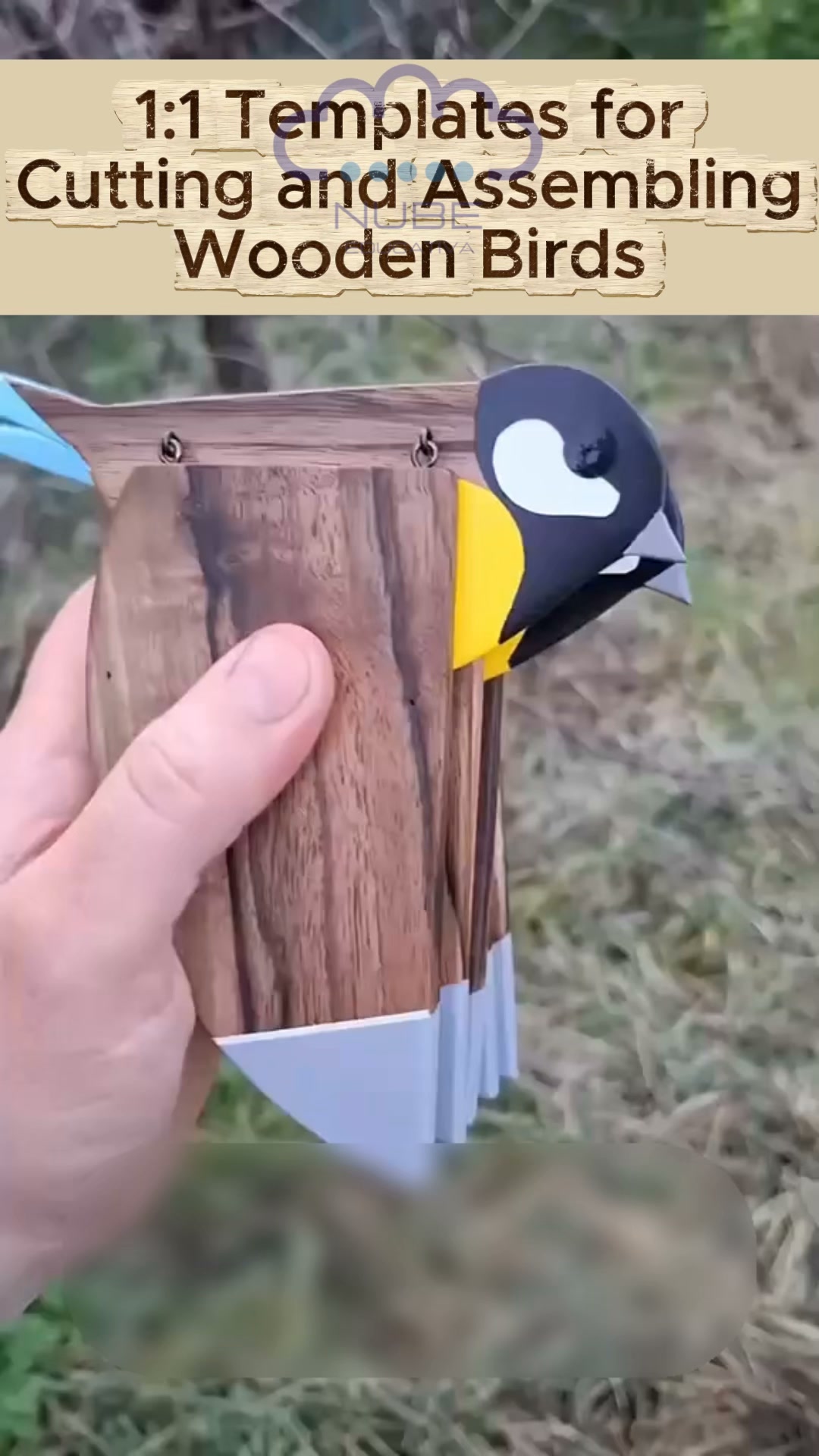 Create Wooden Birds with Full-Size Templates