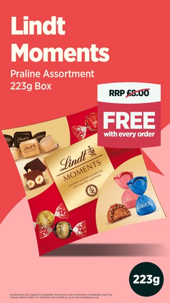 FREE Lindt Pralines!
