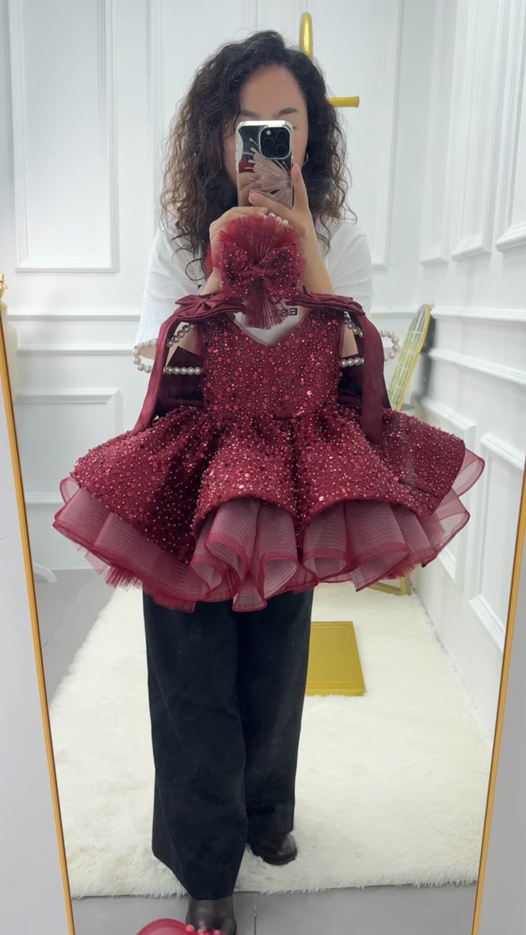 【BIG SALE】【BIG SALE】Charming Multi-Bow Girls Party Dress - Multi-Color Flower Girl Gown | KLFFLGID