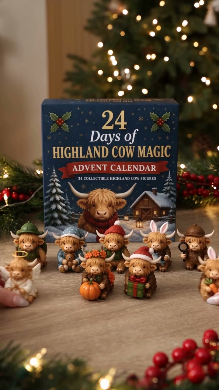 24 Days of Highland Cow Magic