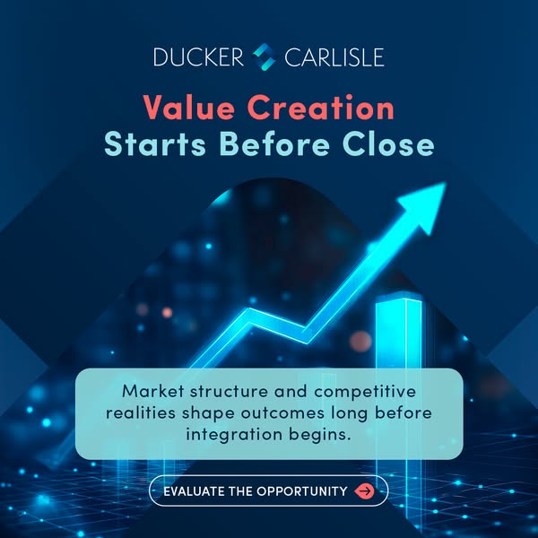 Value Creation Starts Before Close