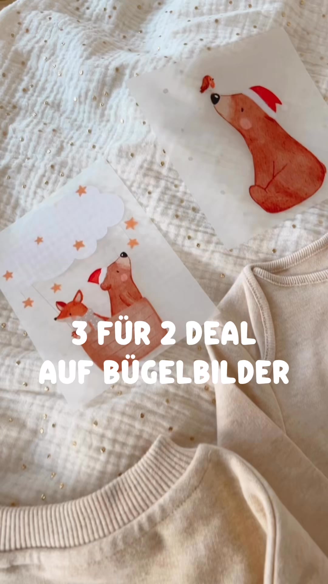 Bügelbilder für süße Kinderkleidung