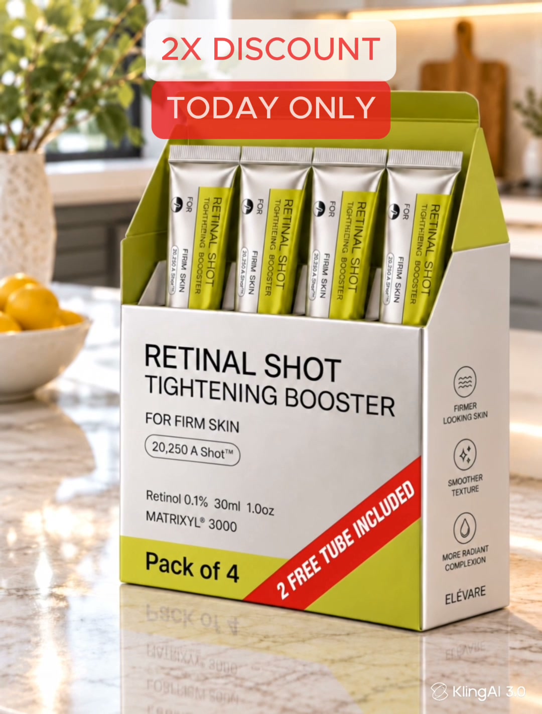 Elevare Retinal Shot Booster — Advanced Care for Youthful, Radiant Skin