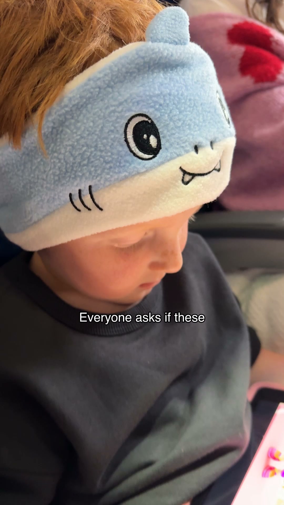 Soft fleece, not hard plastic
