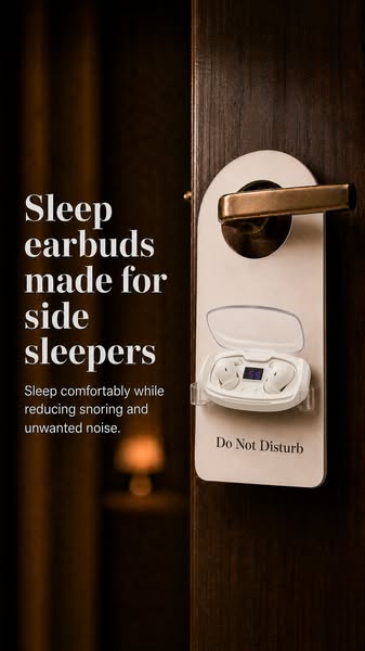 Sore ears at 2am? Your earbuds weren't made for this.