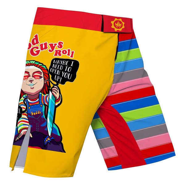 Good Guys Roll Chucky Fight Shorts