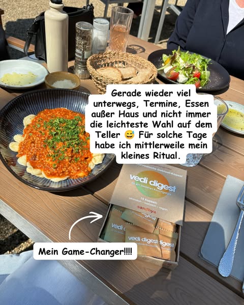 Schwer gegessen. Bauch rebelliert. Kennst du das?
