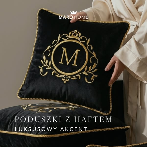 Poduszka z haftem
