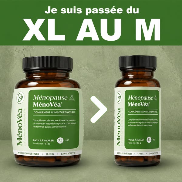 J'ai enfin réussir à perdre mes kilos de la ménopause grâce à MénoVéa