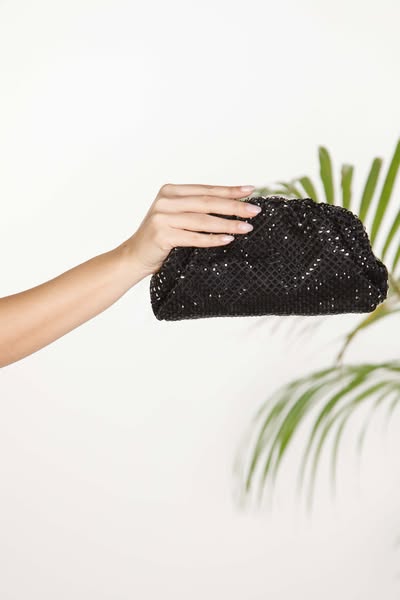 Clutch με μεγάλα στρας