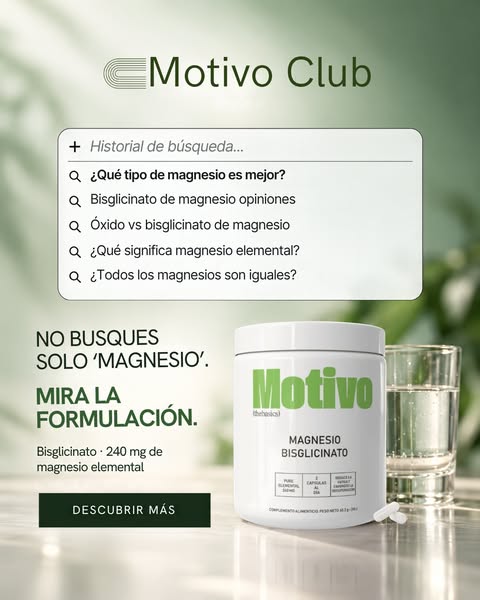 No busques solo “magnesio”