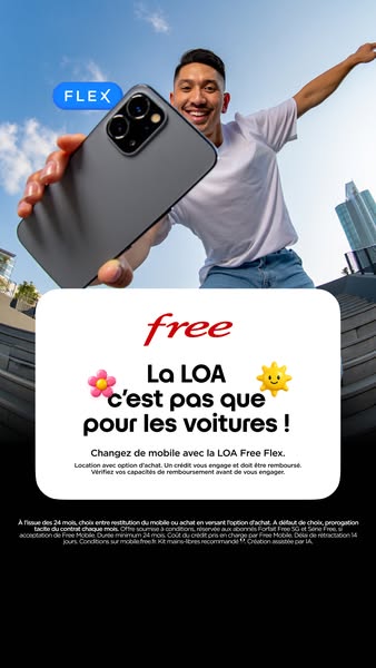 Changez de mobile avec la LOA Free Flex