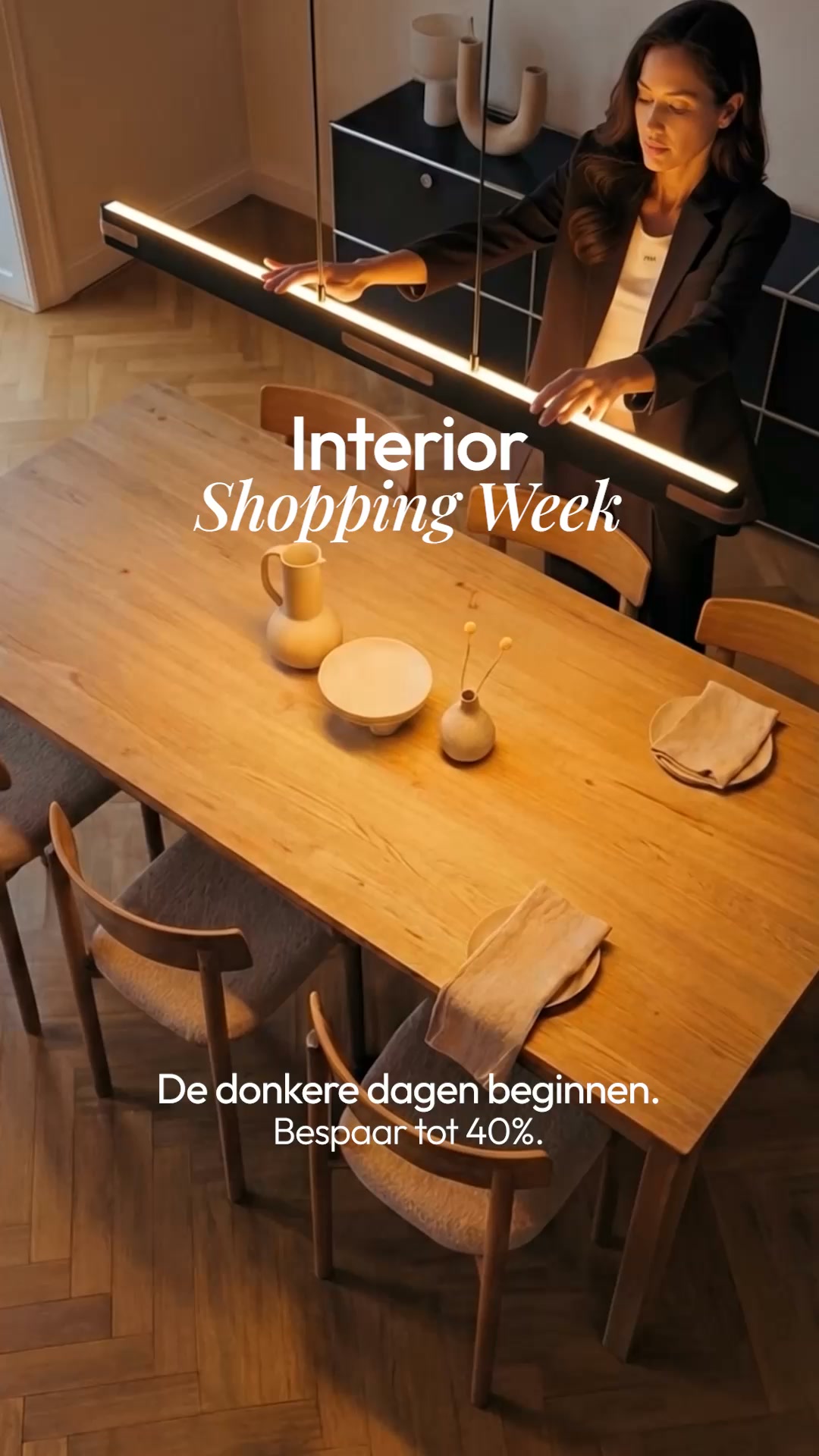 Sfeerlicht: tot 40% op designlampen