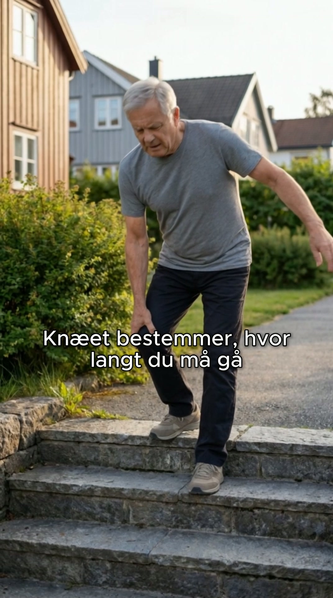 Knæet bestemmer, hvor langt du går