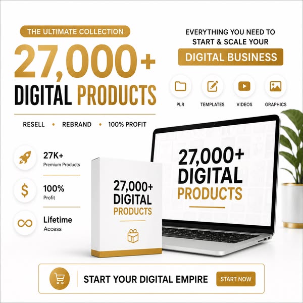 Start Your Digital Product Store — Ready Products Included