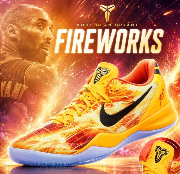 KOBE 8 PROTRO FIREWORKS