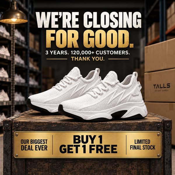 We're closing!