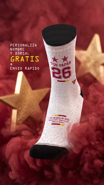Personaliza con nombre y dorsal, GRATIS