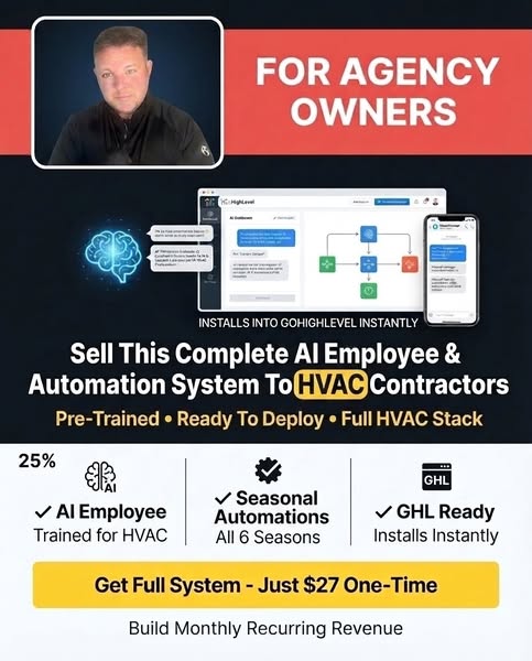 Sell This GHL AI Employee & Complete Automation System Today