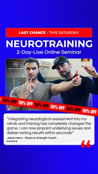 50% OFF - 2-Day Neurotraining Online Live Seminar