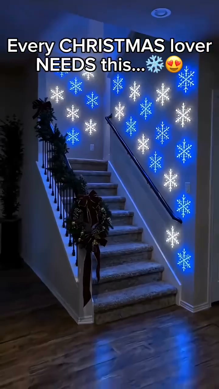 Last Day 49% OFF – LED Snowflake Wall Lights