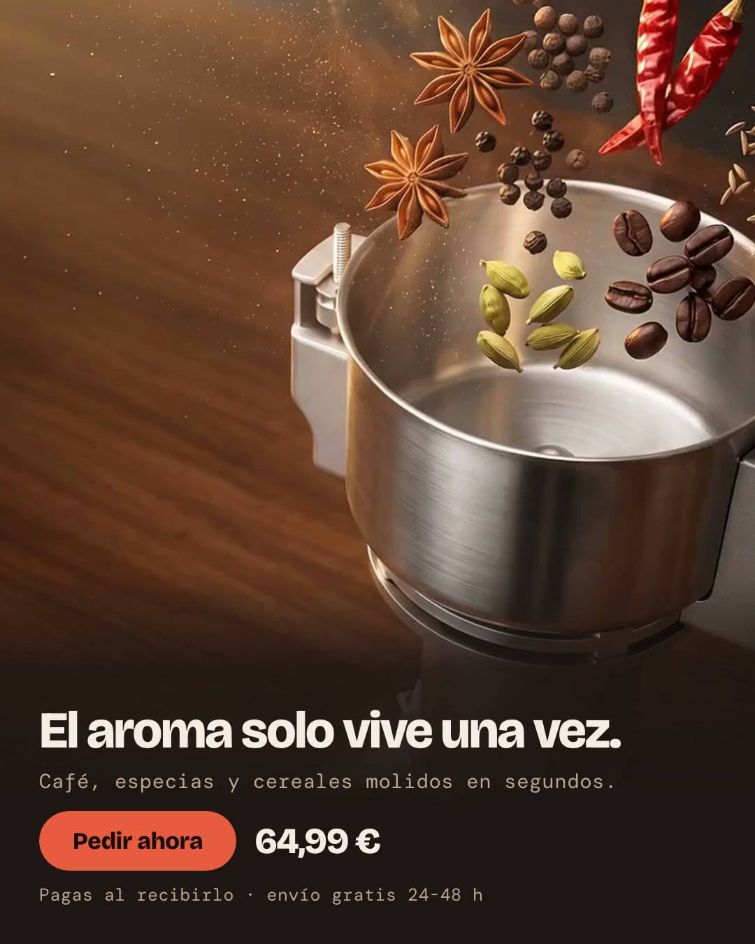 El aroma solo vive una vez