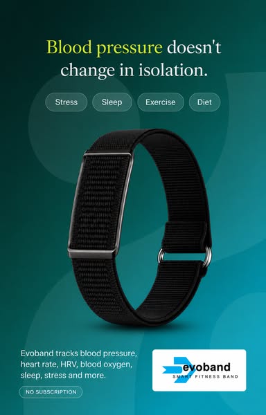 Evoband Health and Fitness Tracker