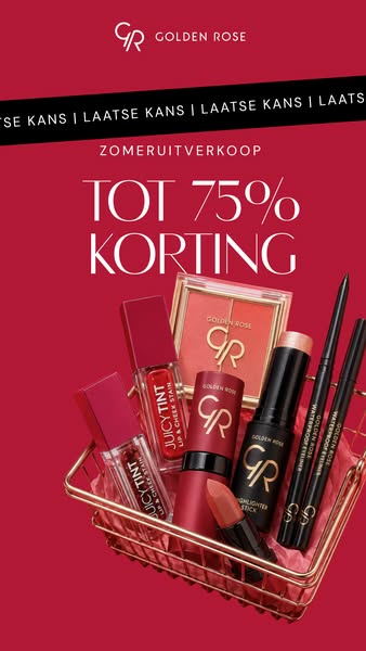 Zomer uitverkoop! Tot 75% korting