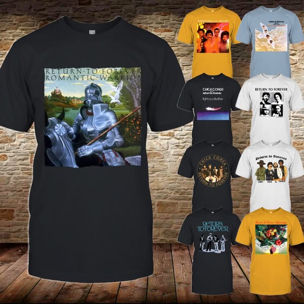 Return to Forever t-shirts