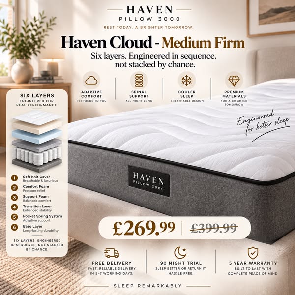 Haven Cloud - Medium Firm Mattress