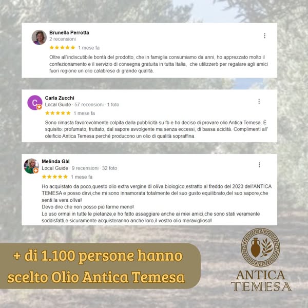 Olio BIO 100% Made in Calabria!