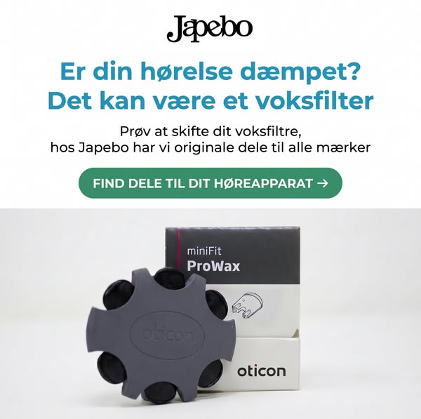 Vi har alt tilbehør til dit høreapparat hos Japebo