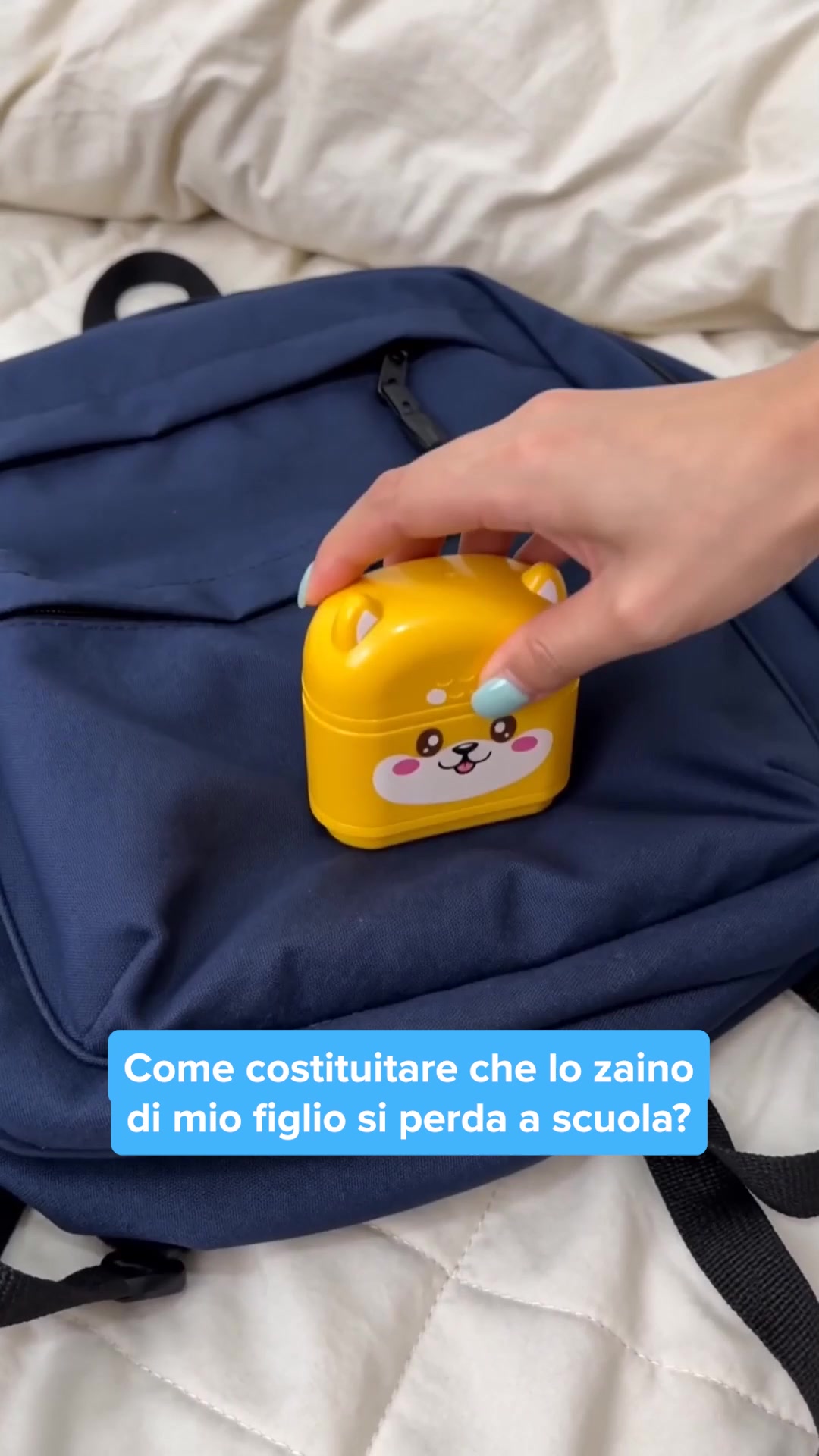 Basta perdere oggetti all’asilo