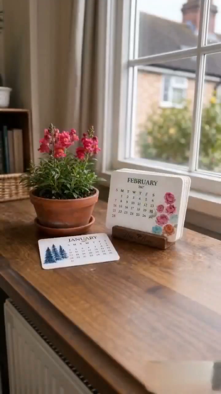 Eco-Friendly Plantable “Timeless” Seed Calendar 2027